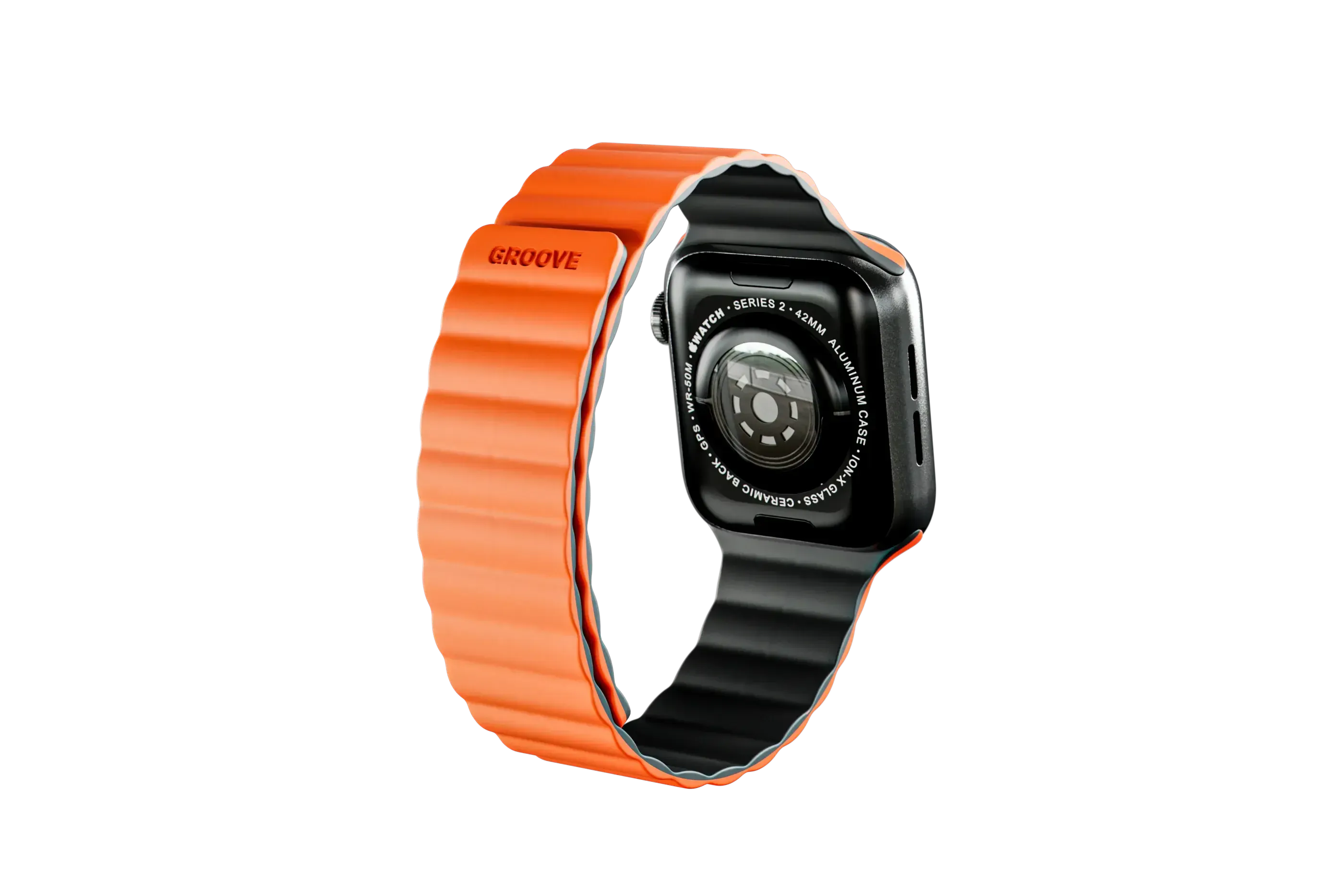 Apple Magnetic Watch Band - Blaze Orange - Image 2