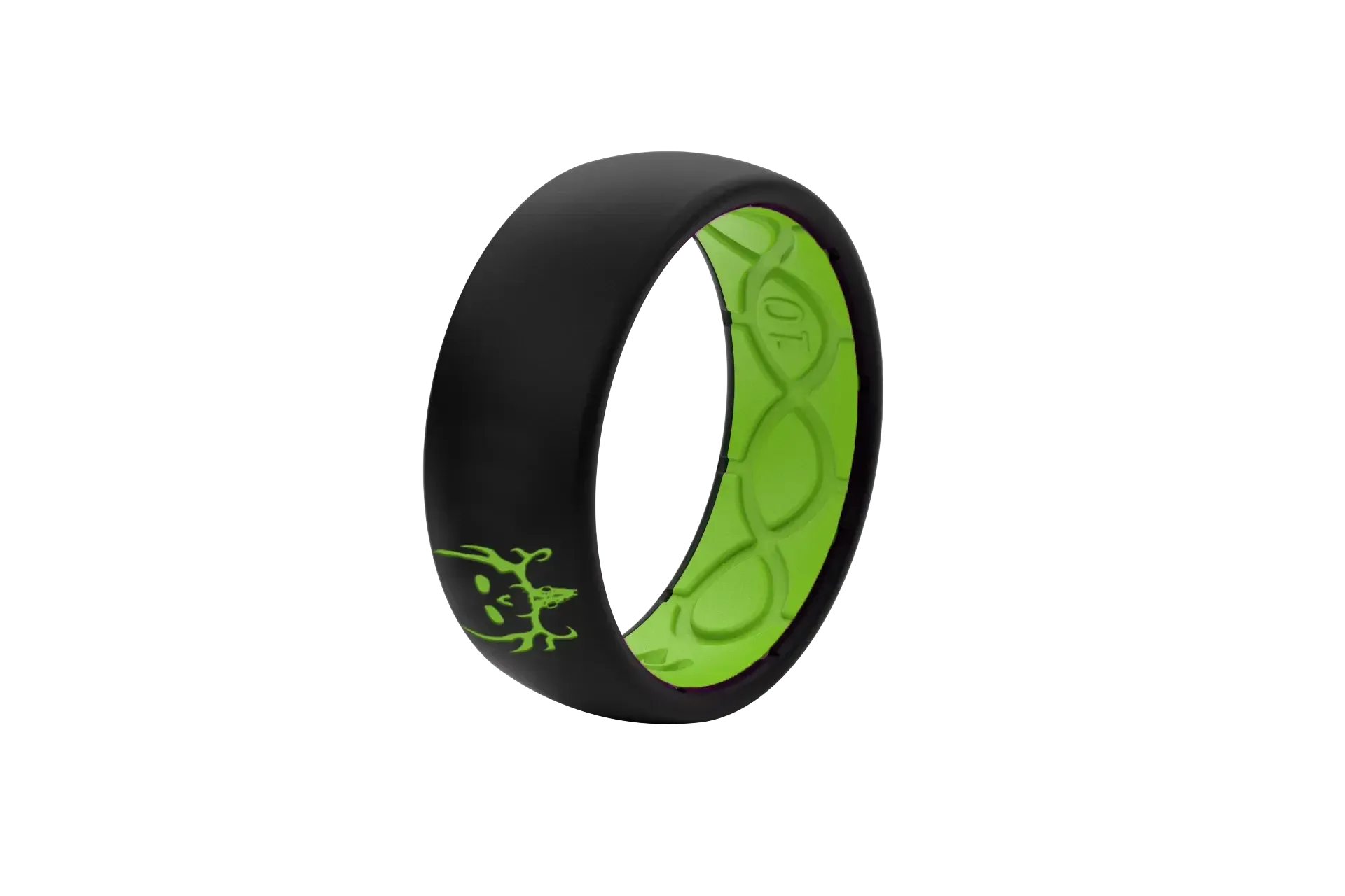 Bone Collector Black & Green Ring - Image 2