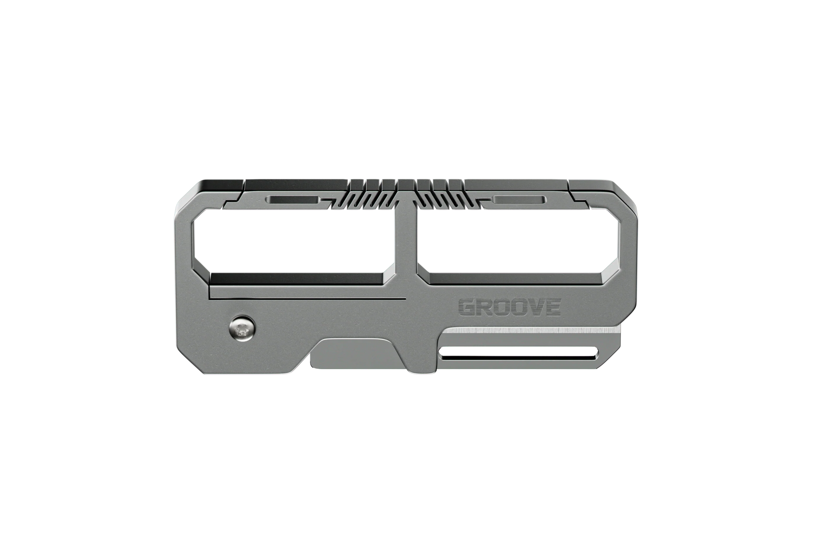 Groove® Carabiner Knife - Silver