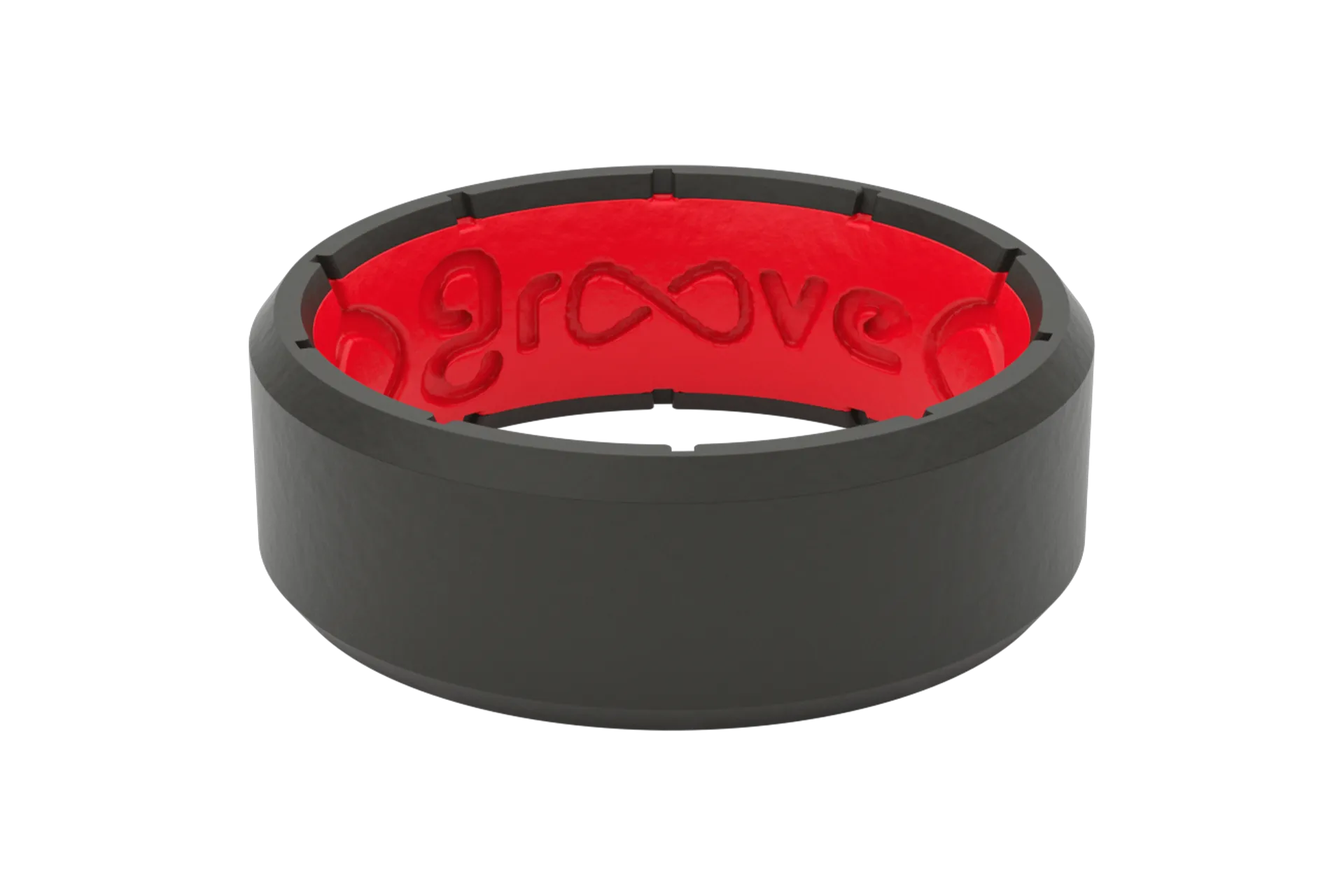 Edge Black & Red Ring