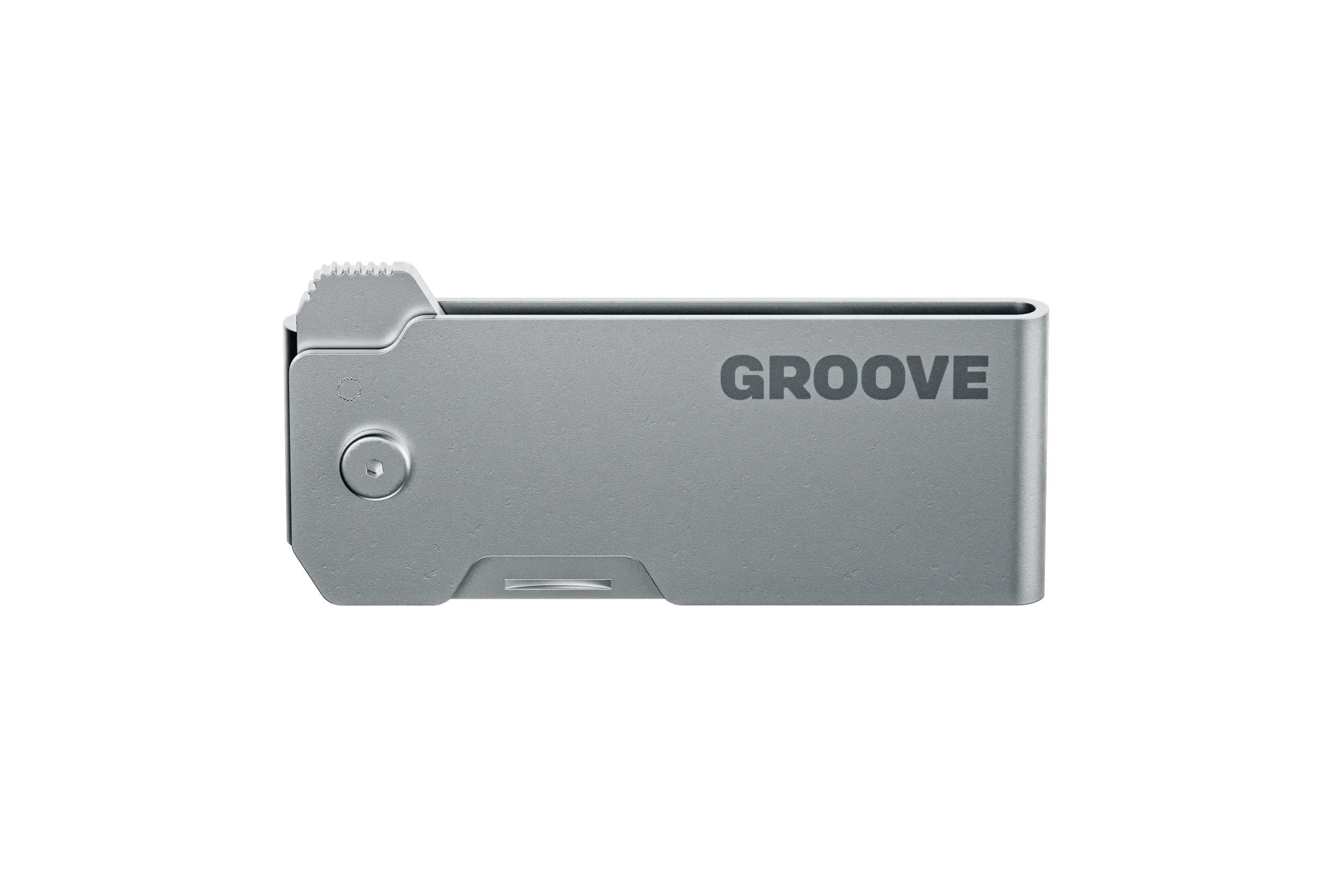 Groove® Money Clip Knife - Silver - Image 2