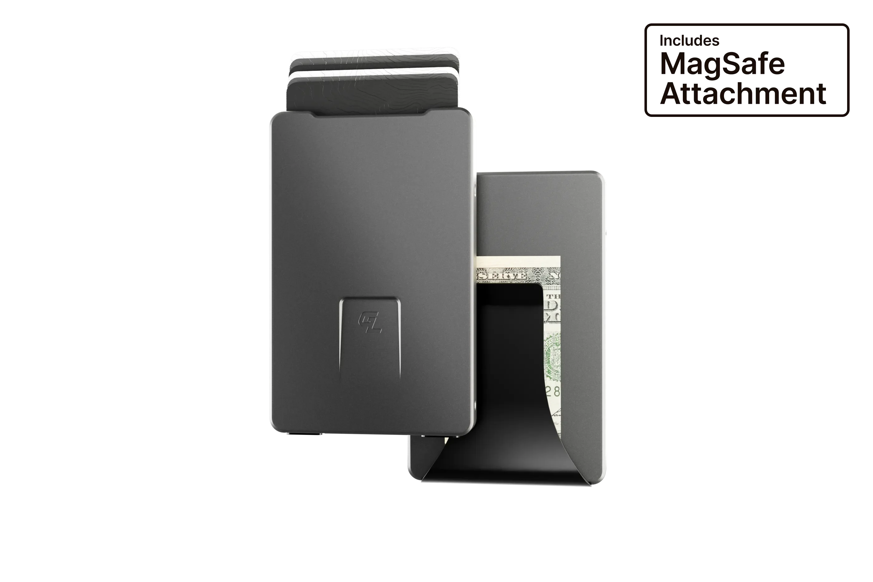 Groove Wallet® with MagSafe Plate - Gun Metal