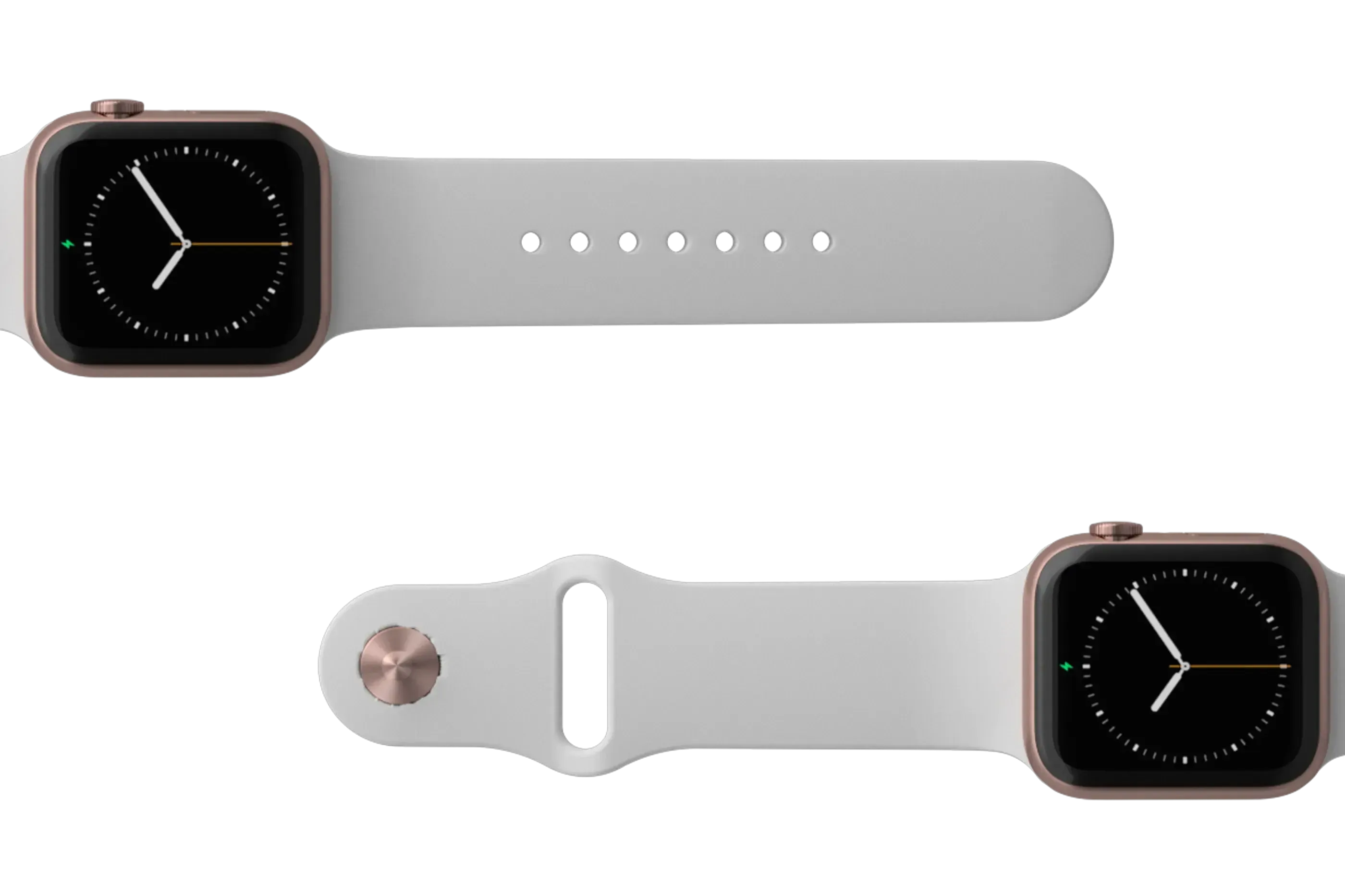 Apple Watch Band Solid White - Image 3