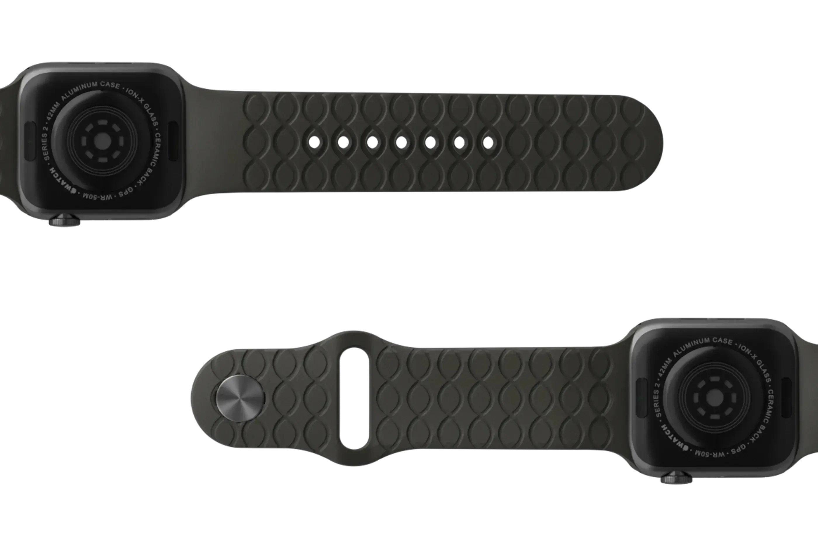 Apple Watch Band Solid Black - Image 4