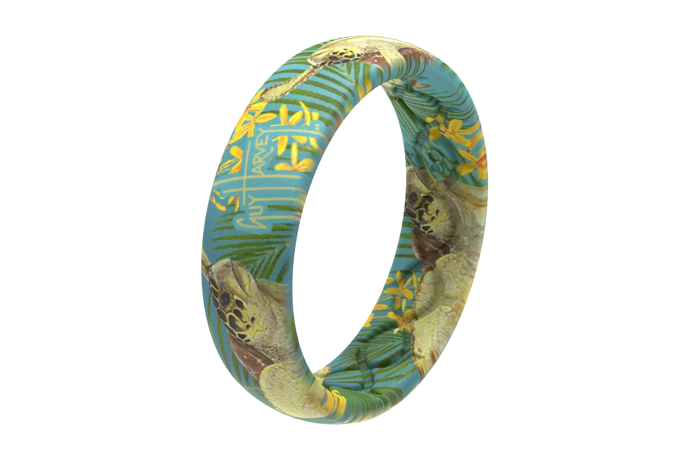 Guy Harvey Tropical Turtle Thin Ring - Image 2