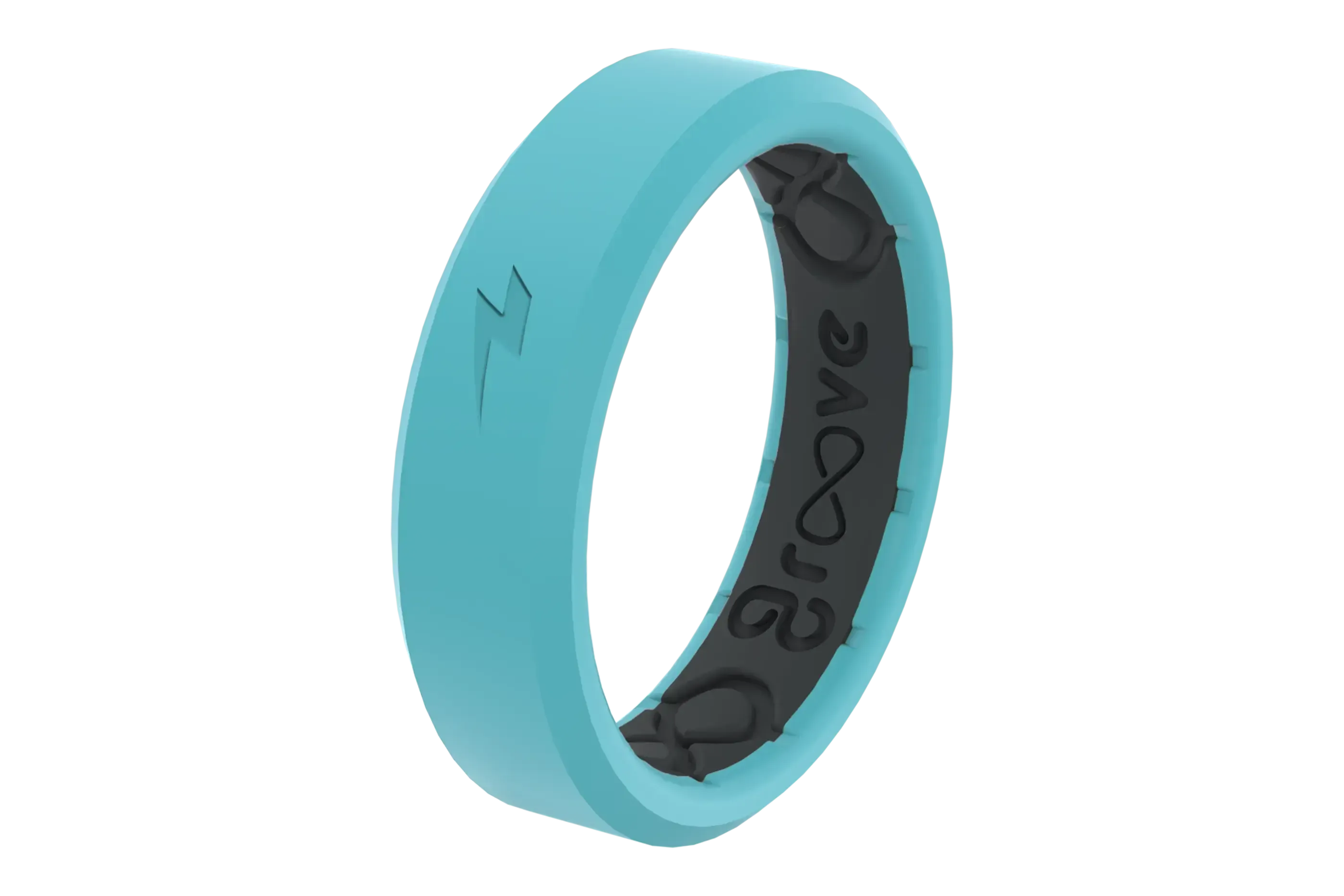 Zeus Aqua Thin Ring - Image 2