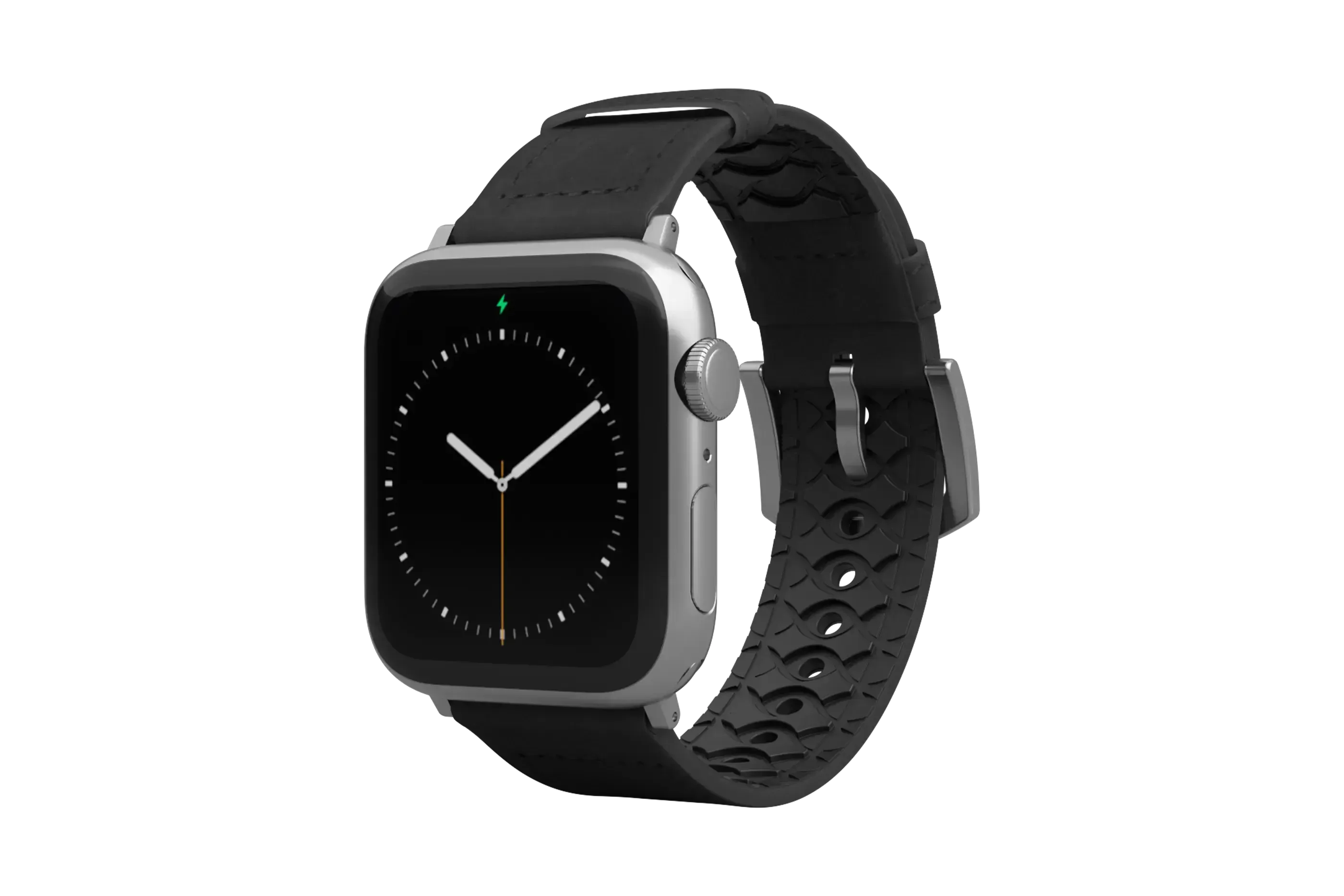 Vulcan Obsidian - Black Apple Leather Watch Band - Image 4