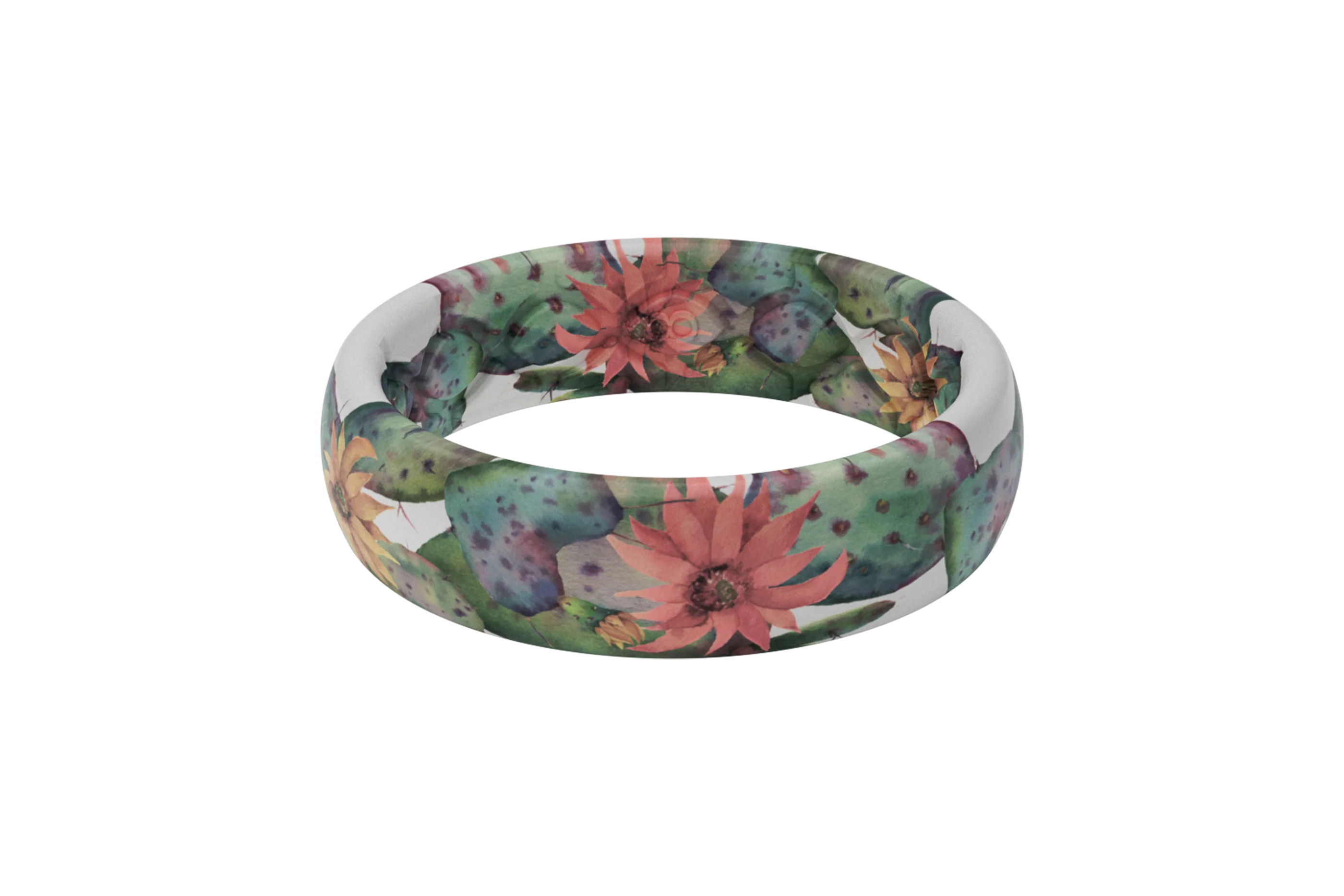 Cactus Bloom Thin Ring