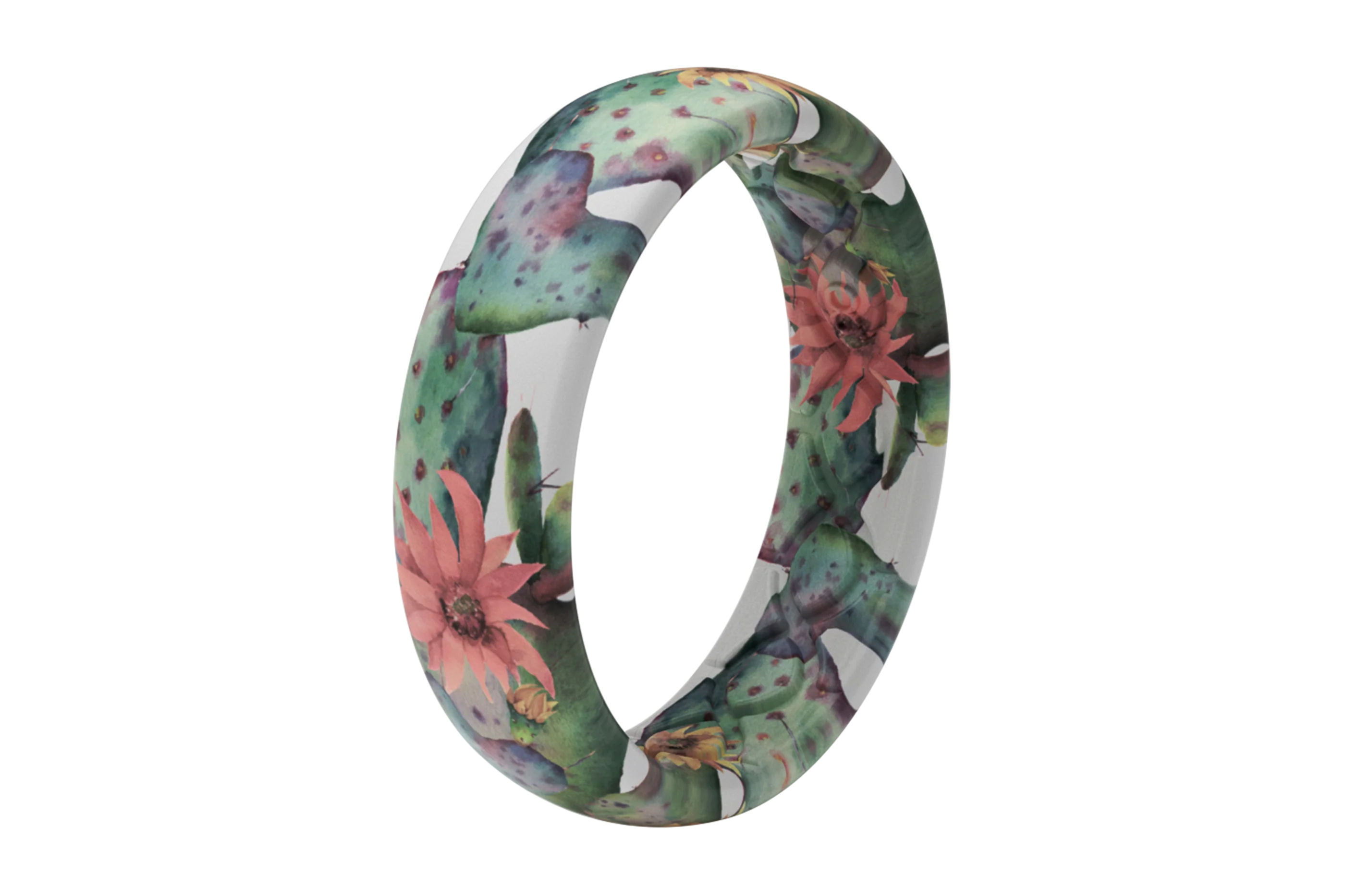 Cactus Bloom Thin Ring - Image 2